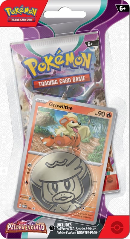 Paldea Evolved 1-Pack Blister Growlithe